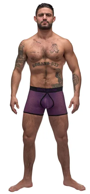 Airotic Mesh Enhancer Short - Purple - Large