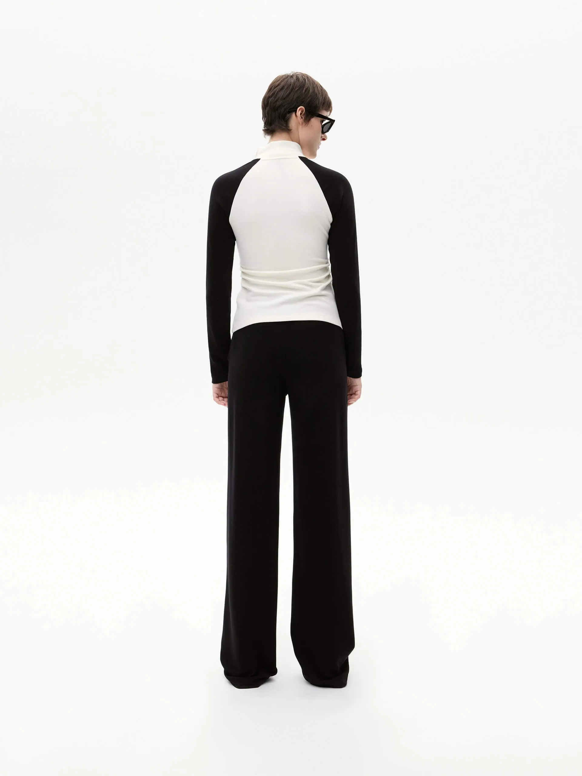 Drawstring Straight Leg Trousers