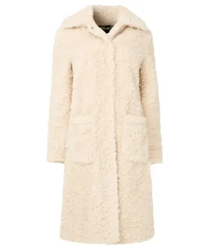 Joe Browns 18 Cream Cosy Up Furry Coat