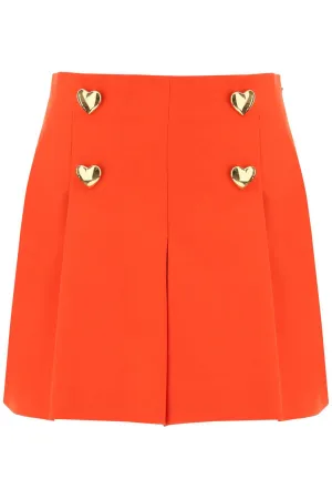 Moschino shorts with heartshaped buttons