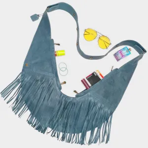 Mulunji Leather Fringe Sash Bag