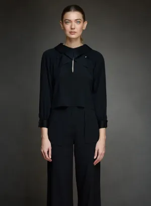 The Black Zadie Blouse